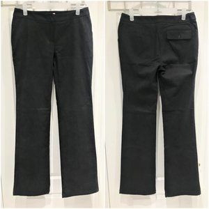 Max & Co. Black Zip Up Chino Trouser Pants Made in Italy Size 10